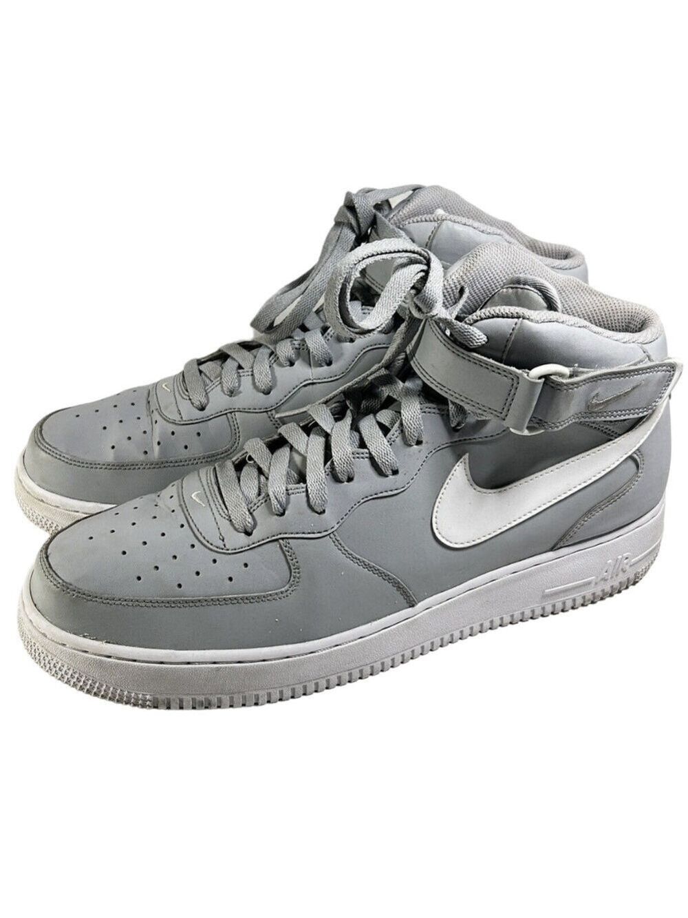 Nike Air Force 1 '07 Mid Wolf Grey- Size 10